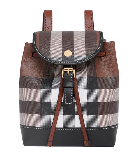 burberry backpack purple tint|burberry leather check backpack.